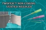 TwoFer Needles give you two options with one needle. Dual-purpose needles for vented or non-vented additions and withdrawals. Use normally or with the Repeater Pump or repeating syringes for efficient reconstitution and transfer — without changing needles..